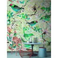 DD110246 Walls by Patel Mosaic Birds