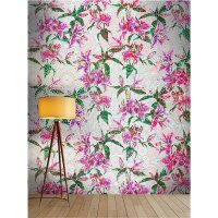 DD110216 Walls by Patel Mosaic Lilies